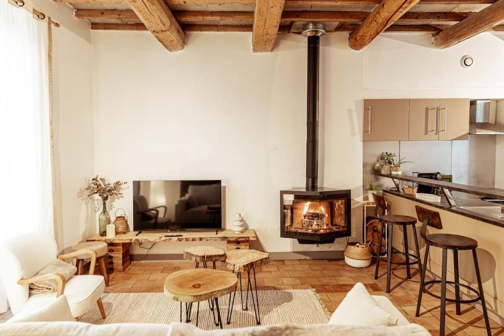 Maison De Village Barbentane Avec Spa Buitenkant foto